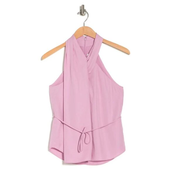NWT Club Monaco sleeveless cross over V-neck blouse top, 8 - Picture 3 of 9